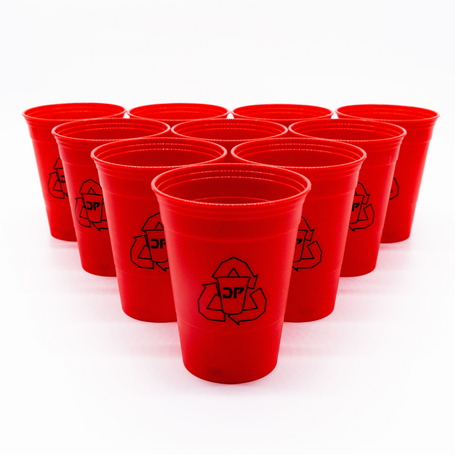 JustPong Beerpong Cups FIRE RED